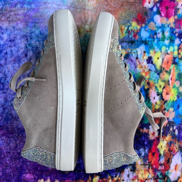 Skechers Sparkly Glitter Star Sneakers- Size 10 - Picture 5 of 8